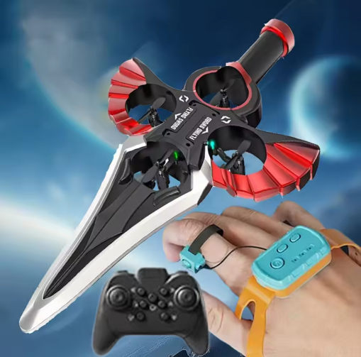 Remote Flying Sword Remote Controlled Stunt Flying Sword New Stunt Remote Controlled Airplane 360 Gesture Remote Control Sword