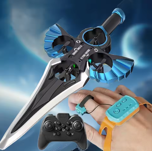 Remote Flying Sword Remote Controlled Stunt Flying Sword New Stunt Remote Controlled Airplane 360 Gesture Remote Control Sword