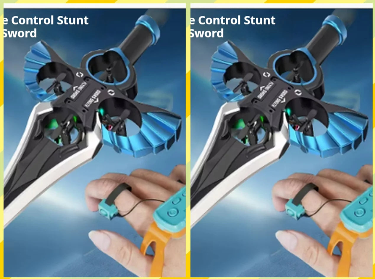 Remote Flying Sword Remote Controlled Stunt Flying Sword New Stunt Remote Controlled Airplane 360 Gesture Remote Control Sword