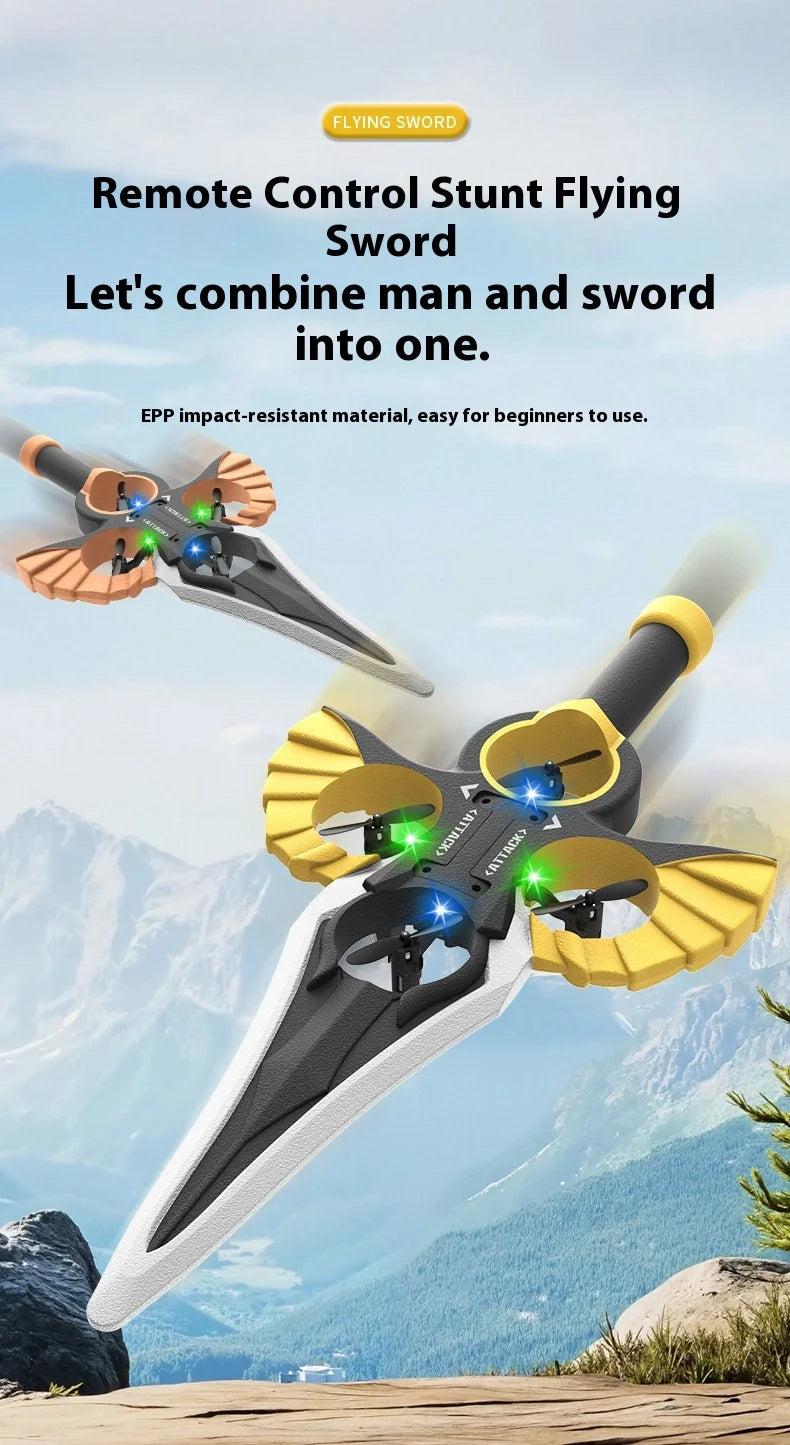 Remote Flying Sword Remote Controlled Stunt Flying Sword New Stunt Remote Controlled Airplane 360 Gesture Remote Control Sword