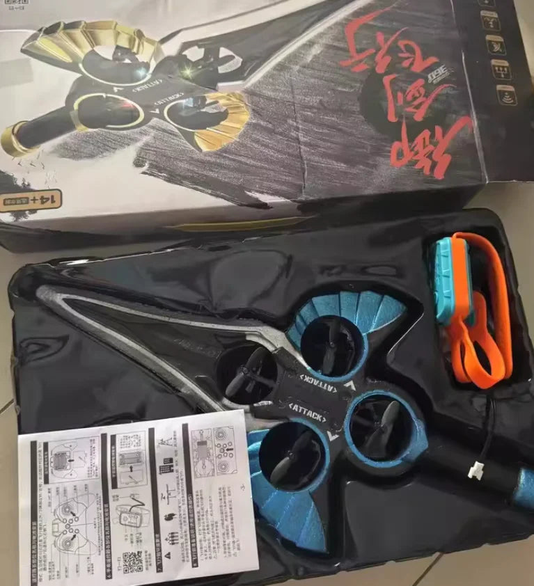 Remote Flying Sword Remote Controlled Stunt Flying Sword New Stunt Remote Controlled Airplane 360 Gesture Remote Control Sword